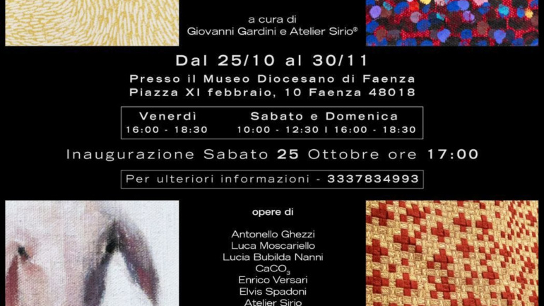 Casule d'artista al Museo diocesano di Faenza, ottobre-novembre 2025